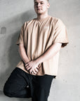 Heavy Oversized Tee Beige Basic