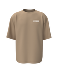 Heavy Oversized Tee Beige Basic